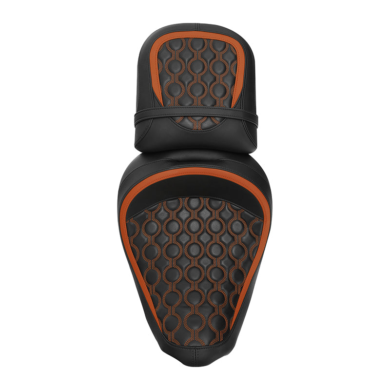 C.C. RIDER Indian Seat 2 Piece 2 Up Seat For Indian Chieftain Dark Horse Chieftain Limited Chieftain Elite Springfield, 2014-2025
