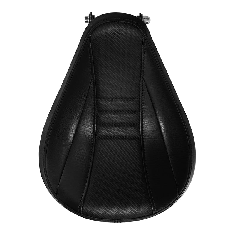 C.C. RIDER Sportster Seat Torsion Spring Solo Seat Max Profile Black Stitching For Iron883 Iron1200 Sportster48, 2004-2023