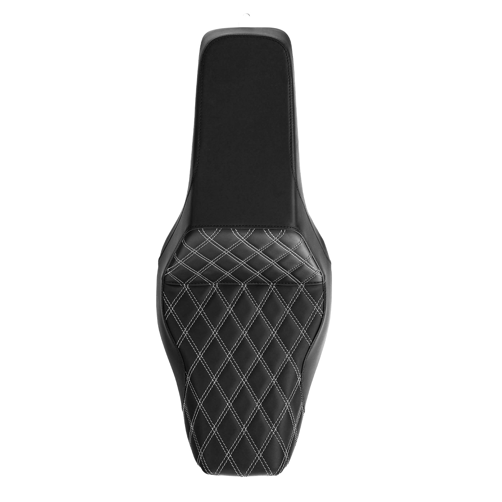 Gel Seat C.C. RIDER Softail Seat 2 up Seat Step Up Lattice Stitching For Softail Standard Street Bob FXBB Standard FXST, 2018-2025