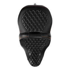 Gel Seat C.C. RIDER Touring Seat 2 Up Seat Driver Passenger Seat For Harley CVO Road King Road Glide Electra Glide Street Glide, 2009-2023