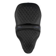 Gel Seat C.C. RIDER Touring Seat 2 Up Seat Driver Passenger Seat For Harley CVO Street Glide Road King Road Glide Electra Glide, 2009-2023