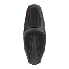 C.C. RIDER Indian Seat One Piece 2 Up Seat Orange Stitching Alcantara Seat For Indian Chieftain Models, 2014-2025