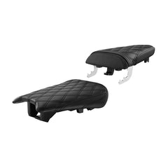 C.C. RIDER CBR600FS CBR600FR CBR600F4i Two Piece Seat Black Lattice For Honda, 2001-2003