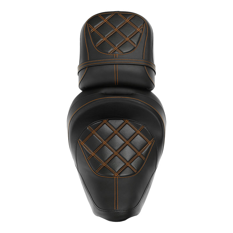 C.C. RIDER Indian Seat 2 Piece 2 Up Seat For Indian Chieftain Dark Horse Chieftain Limited Chieftain Elite Springfield, 2014-2025