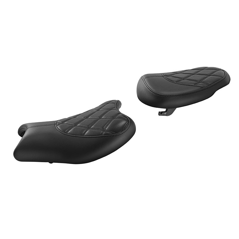 C.C. RIDER GSX1300R Front And Rear Seat Fit For SUZUKI Hayabusa GSX1300R Black Lattice Stitching, 2008-2020