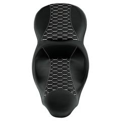 C.C. RIDER Touring Seat 2 Up Seat Driver Passenger Seat Homeycomb For Harley CVO Road Glide Electra Glide Street Glide Road King, 2009-2023