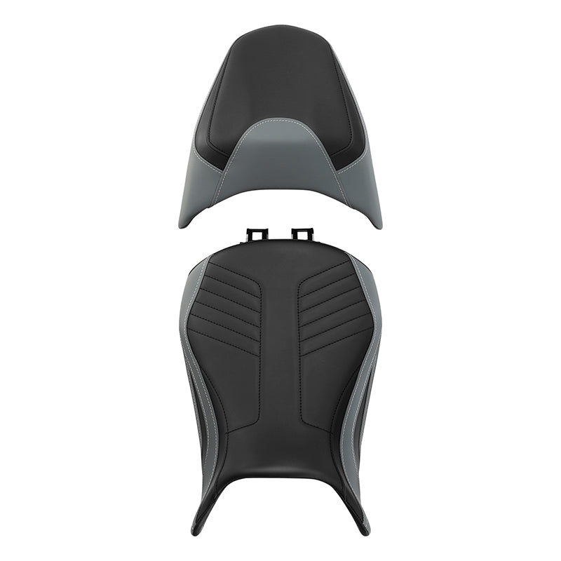 C.C. RIDER BMW R1300GS Seat Rider Passenger Seat Pillion Cushion Black Gray For BMW R1300GS, 2023-2025