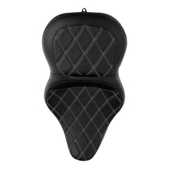 Gel Seat C.C. RIDER Touring Seat 2 Up Seat Driver Passenger Seat For Harley CVO Road Glide Electra Glide Street Glide Road King Lattice, 2009-2023