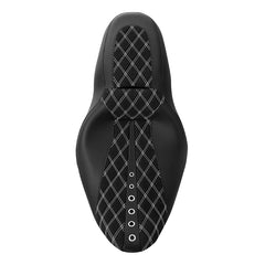 C.C. RIDER Touring Seat 2 up Seat Driver Passenger Seat Custom Motorcycle Seat For Harley Touring Electra Glide Street Glide Road Glide, 2008-2023