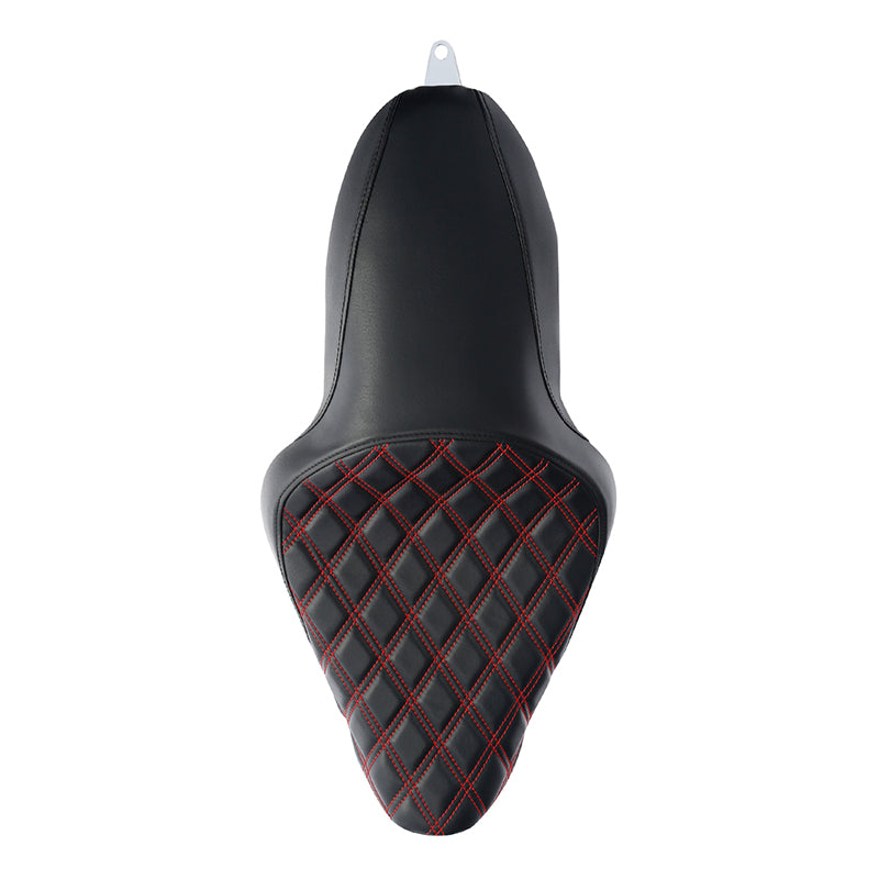 C.C. RIDER Sportster Seat 2 up Seat Iron 883 Iron 1200 XL883 XL1200 Bobbor Seat, 2004-2023