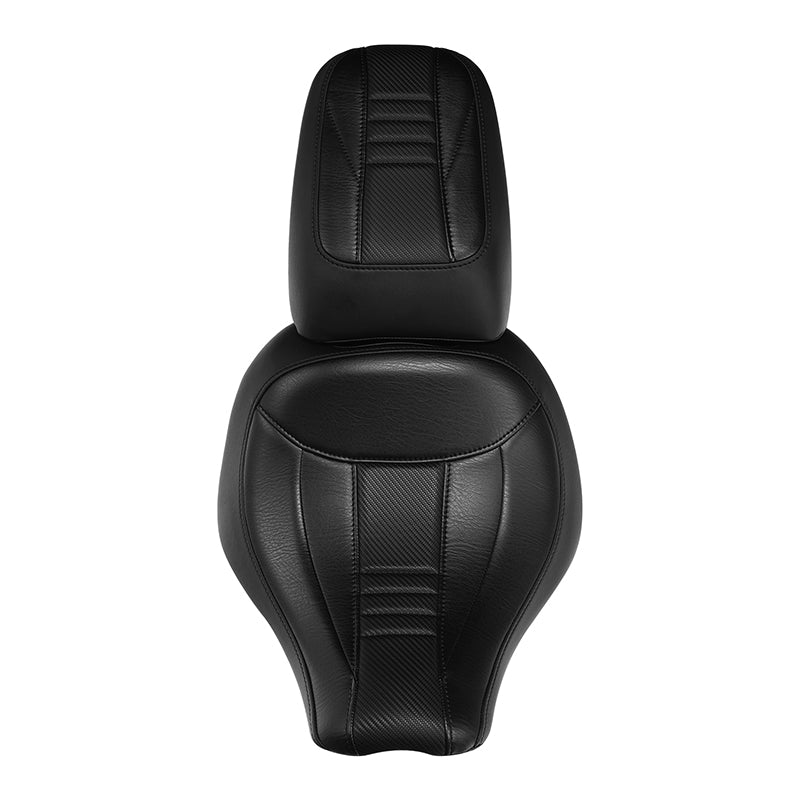 C.C.RIDER Softail Fat Boy Passenger And Driver Seat Deep Bucket Design Two Piece Seat For Harley Fatboy 114 FLFB FLFBS, 2018-2025