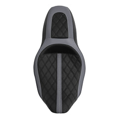 C.C. RIDER Touring Seat 2 up Seat Driver Passenger Seat For Harley Touring Street Glide Road Glide Electra Glide, 2008-2023