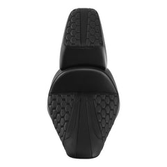 C.C. RIDER Softail Seat Two Piece 2 Up Seat Low Profile Driver Solo Seat Passenger Seat Honeycomb For Harley Softail Fat Boy Cross Bones, 2006-2017