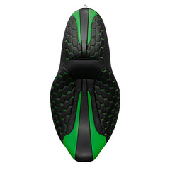 C.C. RIDER Touring Seat 2 up Seat Driver Passenger Seat For Harley Touring Street Glide Road Glide Electra Glide, 2008-2023