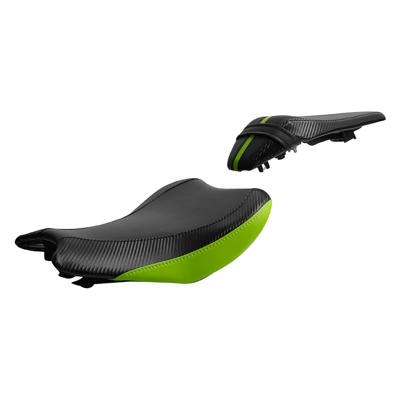 C.C. RIDER Z900 Front And Rear Carbon Fiber Pattern Stitching Seat Fit For Kawasaki Z900, 2017-2024