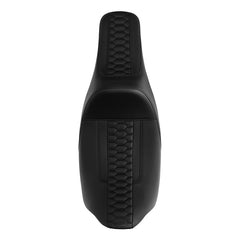 C.C. RIDER Touring Seat 2 Up Seat Driver Passenger Seat Extended Reach Tall Boy Seat Black Honeycomb, 2009-2023