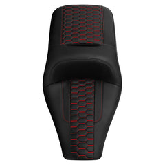 C.C. Rider BMW R18B R18 Transcontinental One Piece Seat Rider Passenger Seat Pillion Cushion Honeycomb Stitching, 2020-2024