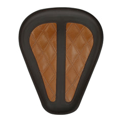 C.C. RIDER Sportster Seat Solo Spring Seat Classic Brown Diamond Stitch For Iron 883 Iron 1200 Bobber Seat Chopper Seat 2004-2024