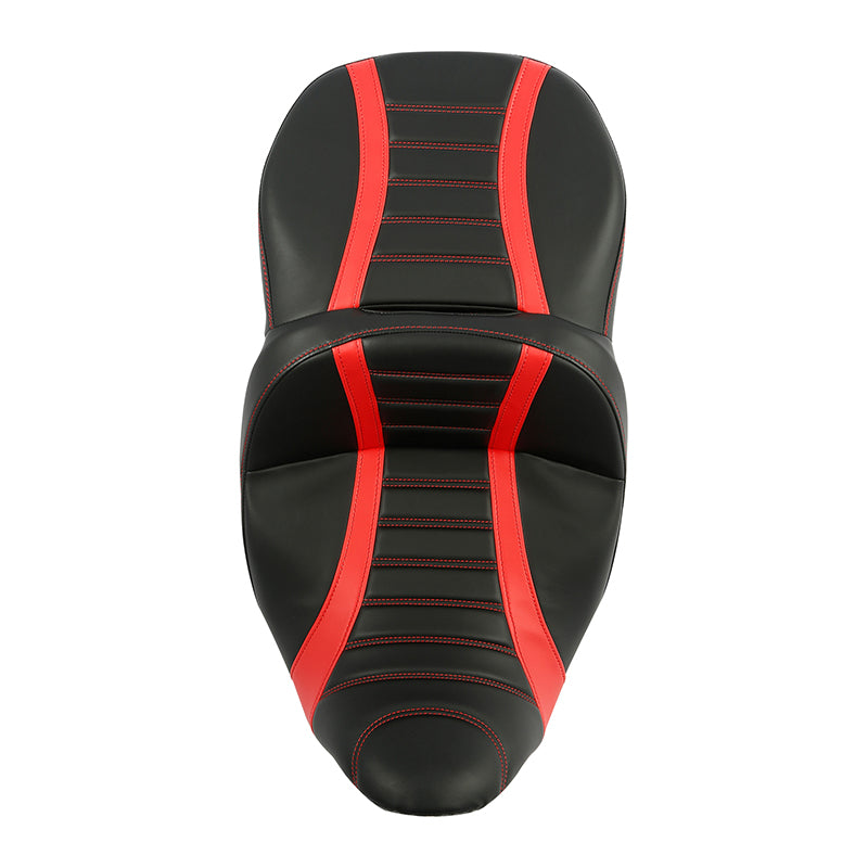 Gel Seat C.C. RIDER Touring Driver Passenger Seat For Harley CVO Road Glide Electra Glide Street Glide Road King, 2009-2023