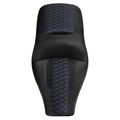 C.C. Rider BMW R18B R18 Transcontinental One Piece Seat Rider Passenger Seat Pillion Cushion Honeycomb Stitching, 2020-2024