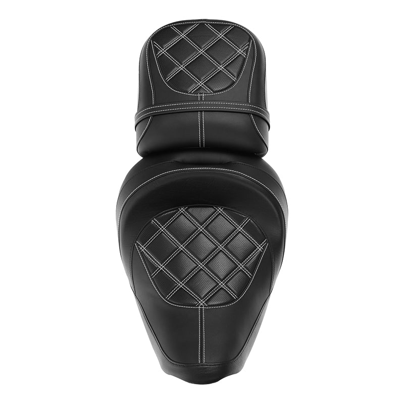 C.C. RIDER Indian Seat 2 Piece 2 Up Seat For Indian Chieftain Dark Horse Chieftain Limited Chieftain Elite Springfield, 2014-2025