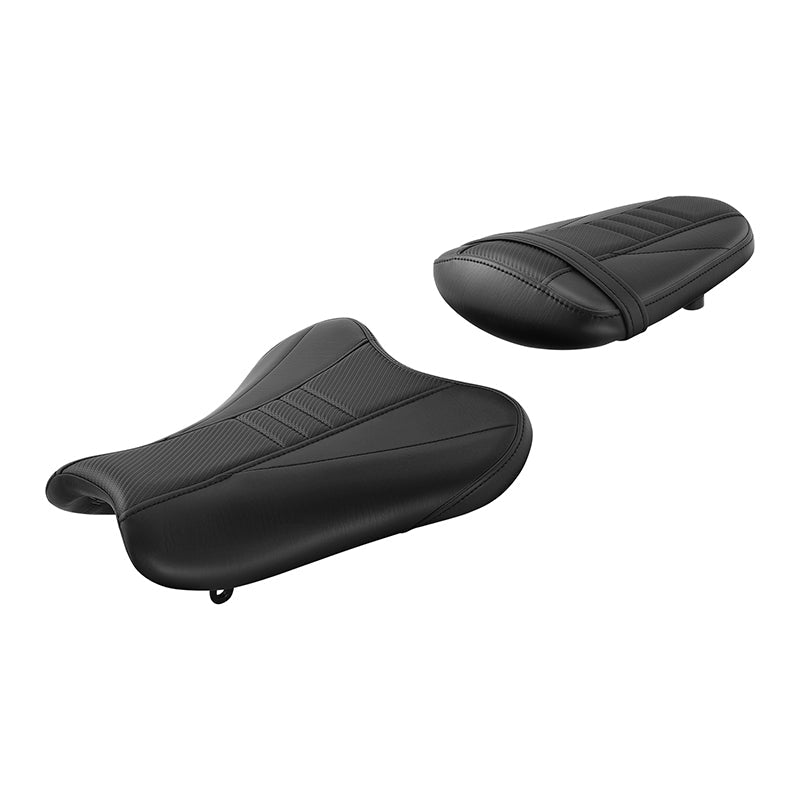 C.C. RIDER GSX-R1000 Front And Rear Seat Fit For SUZUKI GSXR1000 Black stitching, 2005, 2006