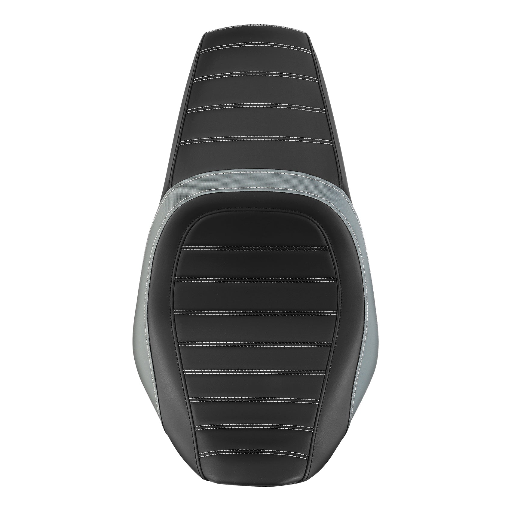 C.C. RIDER Touring Seat One Piece 2 Up Seat Driver Passenger Seat Black Carbon Fiber Stitching For Street Glide Road Glide, 2023-2025