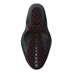 C.C. RIDER Touring Seat 2 up Seat Driver Passenger Seat Custom Motorcycle Seat For Harley Touring Electra Glide Street Glide Road Glide, 2008-2023