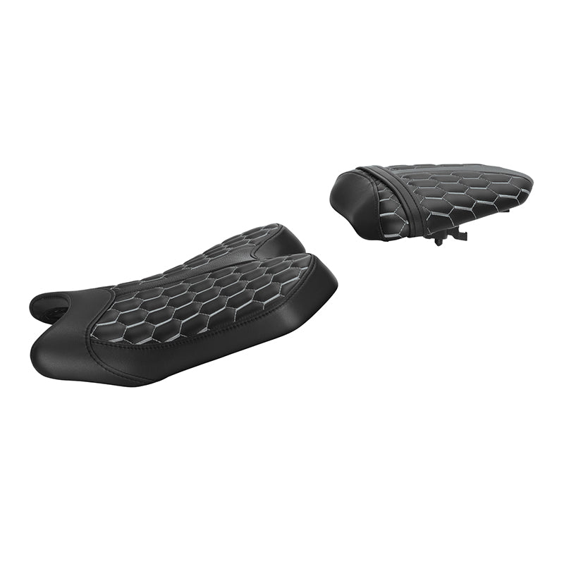 C.C. RIDER YZF R6 Front And Rear Seat For YAMAHA R6 YZFR6 Honeycomb, 2008-2016