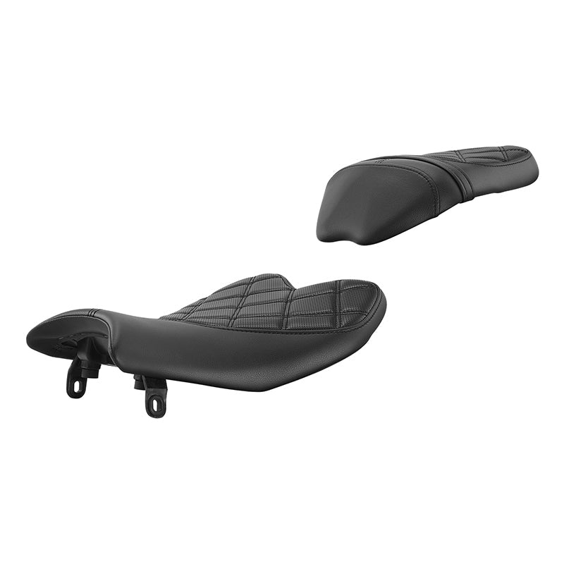 C.C. RIDER BMW S1000RR Seat Rider Passenger Seat Pillion Cushion Black Diamond Stitching For BMW S1000RR, 2019-2025