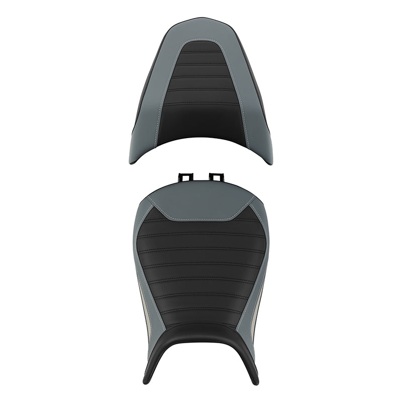 C.C. RIDER BMW R1300GS Seat Rider Passenger Seat Pillion Cushion Black Gray White For BMW R1300GS, 2023-2025