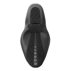 C.C. RIDER Touring Seat 2 up Seat Driver Passenger Seat Custom Motorcycle Seat For Harley Touring Electra Glide Street Glide Road Glide, 2008-2023
