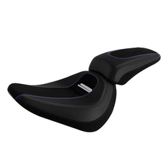 C.C.RIDER Softail Seat Two Piece 2 Up Seat Alcantara Leather For Harley Softail Breakout FXBR FXBRS, 2018-2023