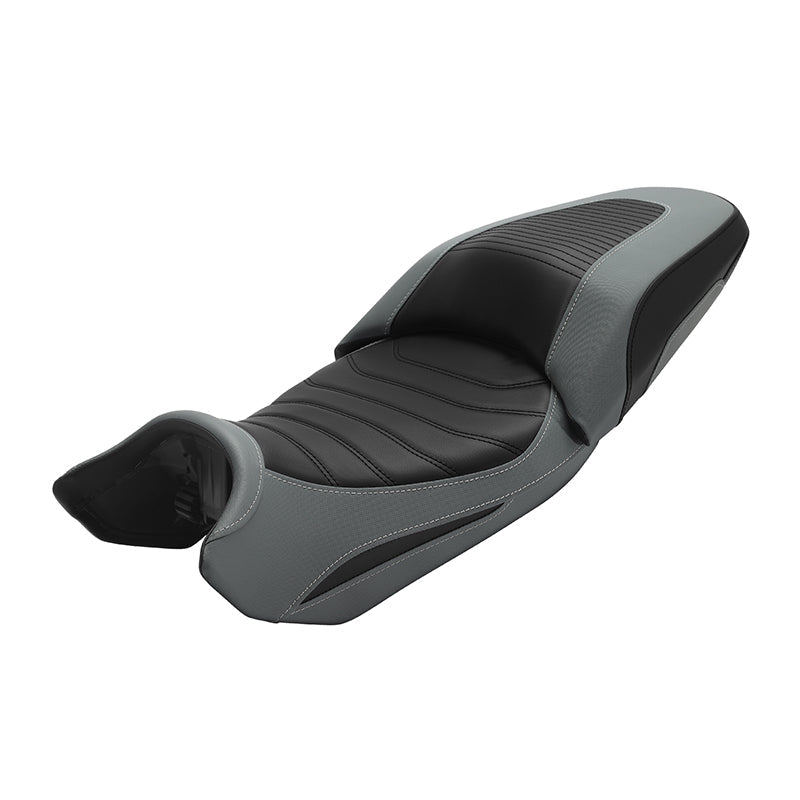 C.C. RIDER BMW R1300GS Seat Rider Passenger Seat Pillion Cushion Black Gray For BMW R1300GS, 2023-2025