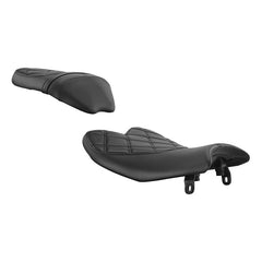 C.C. RIDER BMW S1000RR Seat Rider Passenger Seat Pillion Cushion Black Diamond Stitching For BMW S1000RR, 2019-2025