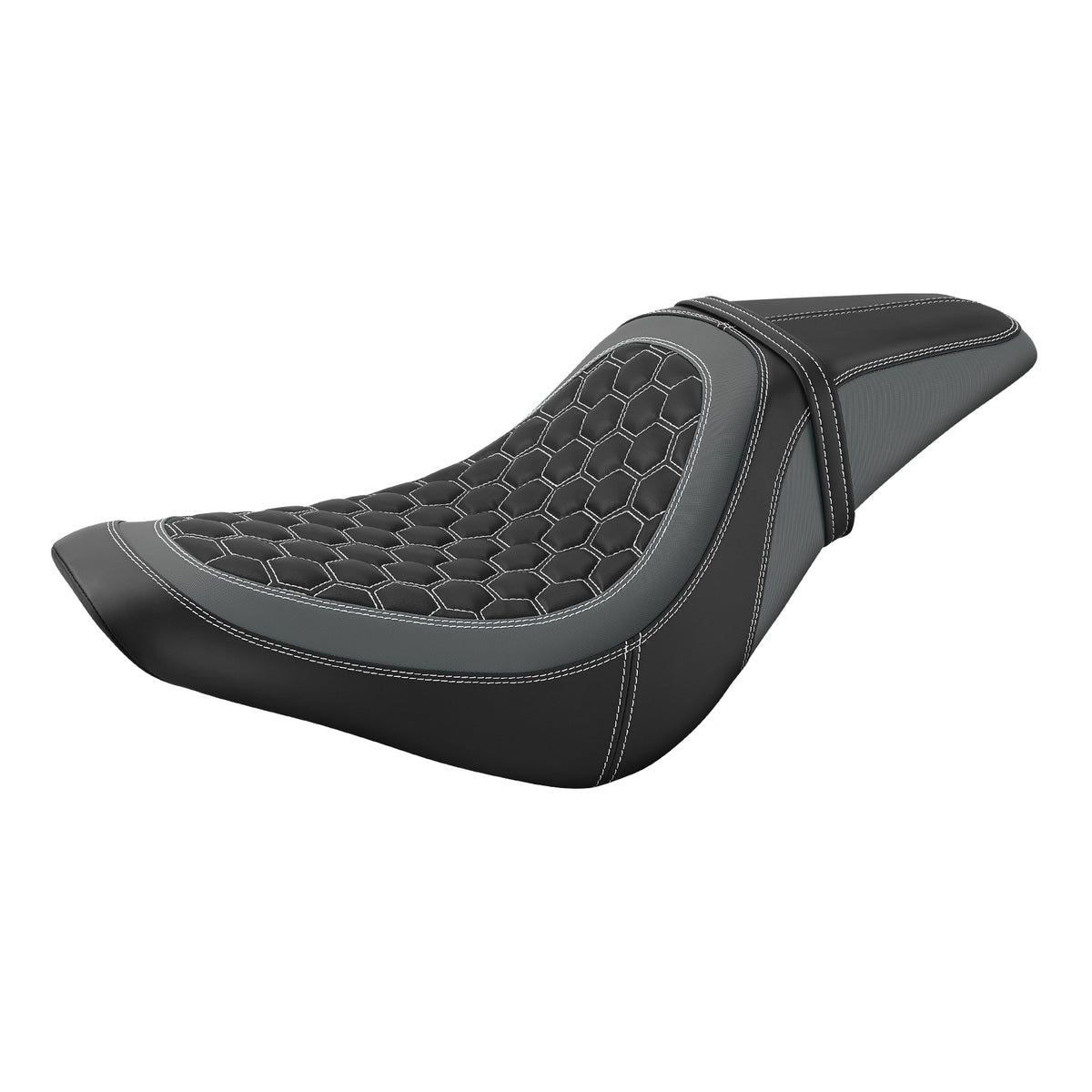 C.C. RIDER Softail Seat Low Rider S Low Rider ST Driver Passenger Seat  Fit For Low Rider Sport Glide FXLR FXLRS FXLRST 2018-2025