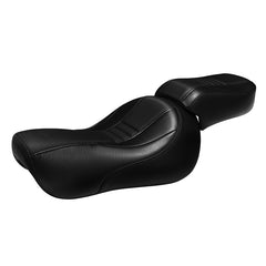 C.C.RIDER Sportster Two Piece Two Up Black Stitching Seat For XL883N Models, 2016-2023
