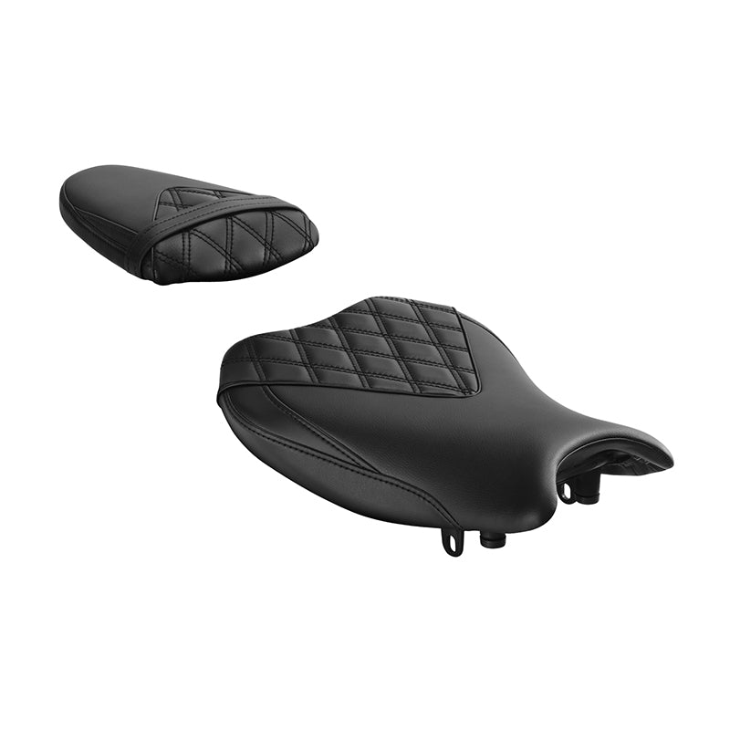 C.C. RIDER GSXR1000 Front And Rear Seat With Black Lattice For SUZUKI GSX-R1000, 2017-2024