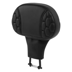 C.C. RIDER Rider Backrest 2 Up Seat Driver Backrest Pad For Harley Touring CVO Street Glide Road Glide Electra Glide Road King, 1988-2025