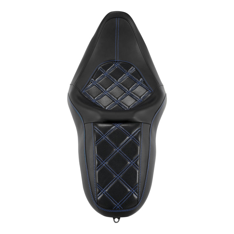 C.C. RIDER Touring Seat 2 up Seat Driver Passenger Seat Aztec For Harley Touring Street Glide Road Glide Electra Glide, 2008-2023