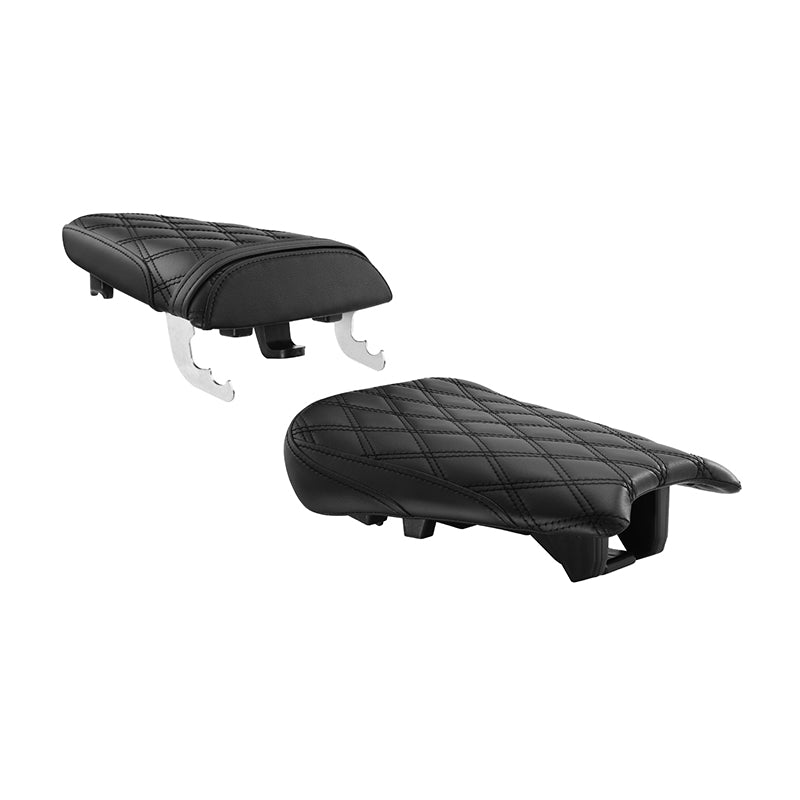 C.C. RIDER CBR600FS CBR600FR CBR600F4i Two Piece Seat Black Lattice For Honda, 2001-2003