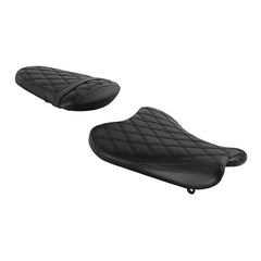 C.C. RIDER GSX-R1000 Front And Rear Seat Fit For SUZUKI GSXR1000 with Black Diamond Design, 2005, 2006