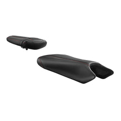 C.C. RIDER YZF R6 YZF R6S Front And Rear Seat Black Red Carbon Fiber Stitching For YAMAHA YZFR6 2003-2005 YZFR6S 2006-2009