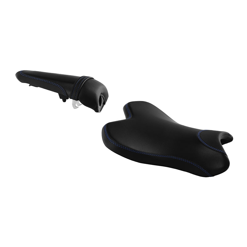 C.C. RIDER YZF R1 Front And Rear Seat For YAMAHA YZFR1 Blue Trimming, 2015-2024