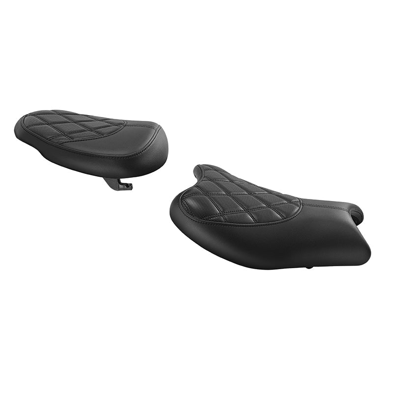 C.C. RIDER GSX1300R Front And Rear Seat Fit For SUZUKI Hayabusa GSX1300R Black Lattice Stitching, 2008-2020