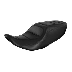 C.C. RIDER Touring Seat One Piece 2 Up Seat Driver Passenger Seat Black For Street Glide Road Glide, 2023-2025