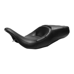 C.C. Rider Black 2-Up Touring Seat for Harley Electra Glide Road Glide Road King 1997-2007