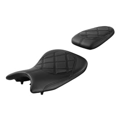 C.C. RIDER BMW S1000RR Seat Rider Passenger Seat Pillion Cushion Black Lattice For BMW S1000RR, 2019-2025