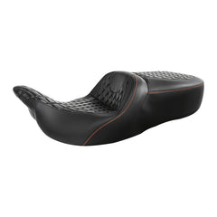 Gel Seat C.C. RIDER Touring Seat 2 Up Seat Driver Passenger Seat For Harley CVO Road King Road Glide Electra Glide Street Glide, 2009-2023