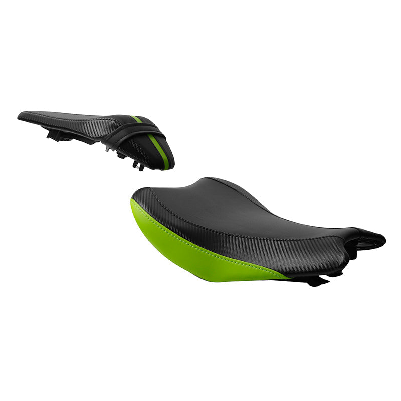 C.C. RIDER Z900 Front And Rear Carbon Fiber Pattern Stitching Seat Fit For Kawasaki Z900, 2017-2024